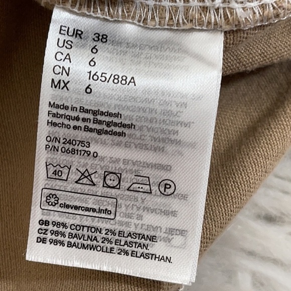 H&M Divided Overall Dress Size 6 - Picture 9 of 10